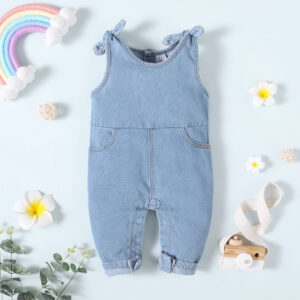 Bodysuits Renotemy Newborn Infant Baby Clothes Girl Jeans Jumpsuit Romper Long Sleeve Denim Overalls Outfits Foretadrenaline Com